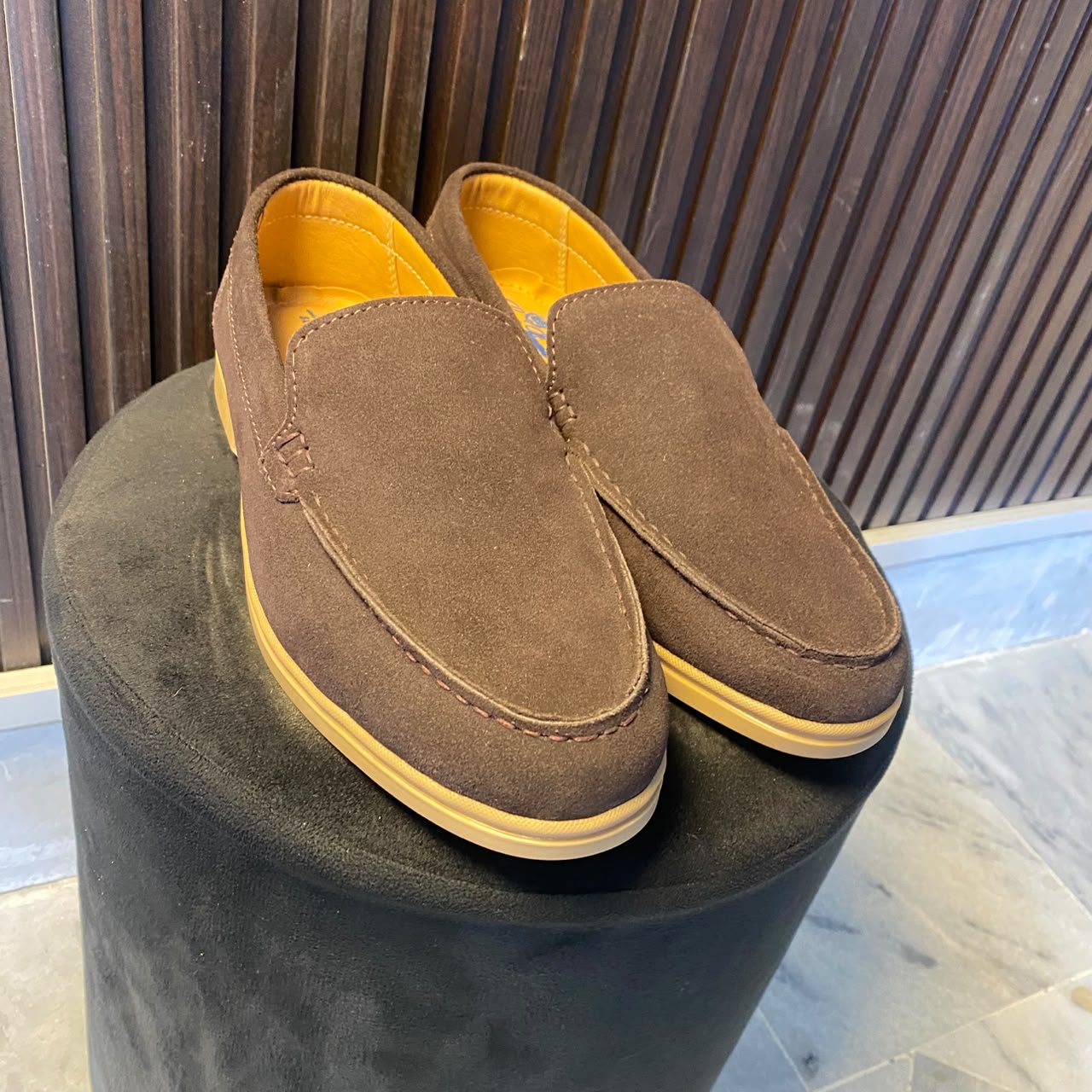Loro Piana Sand Walk Suede Loafe