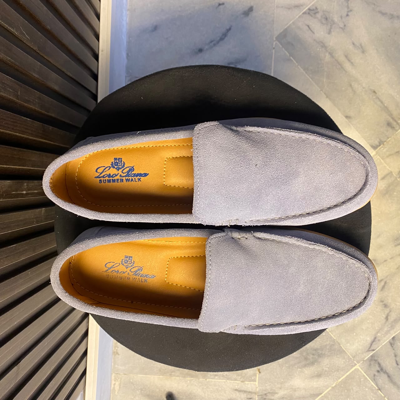Loro Piana Sand Walk Suede Loafer