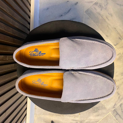Loro Piana Sand Walk Suede Loafer