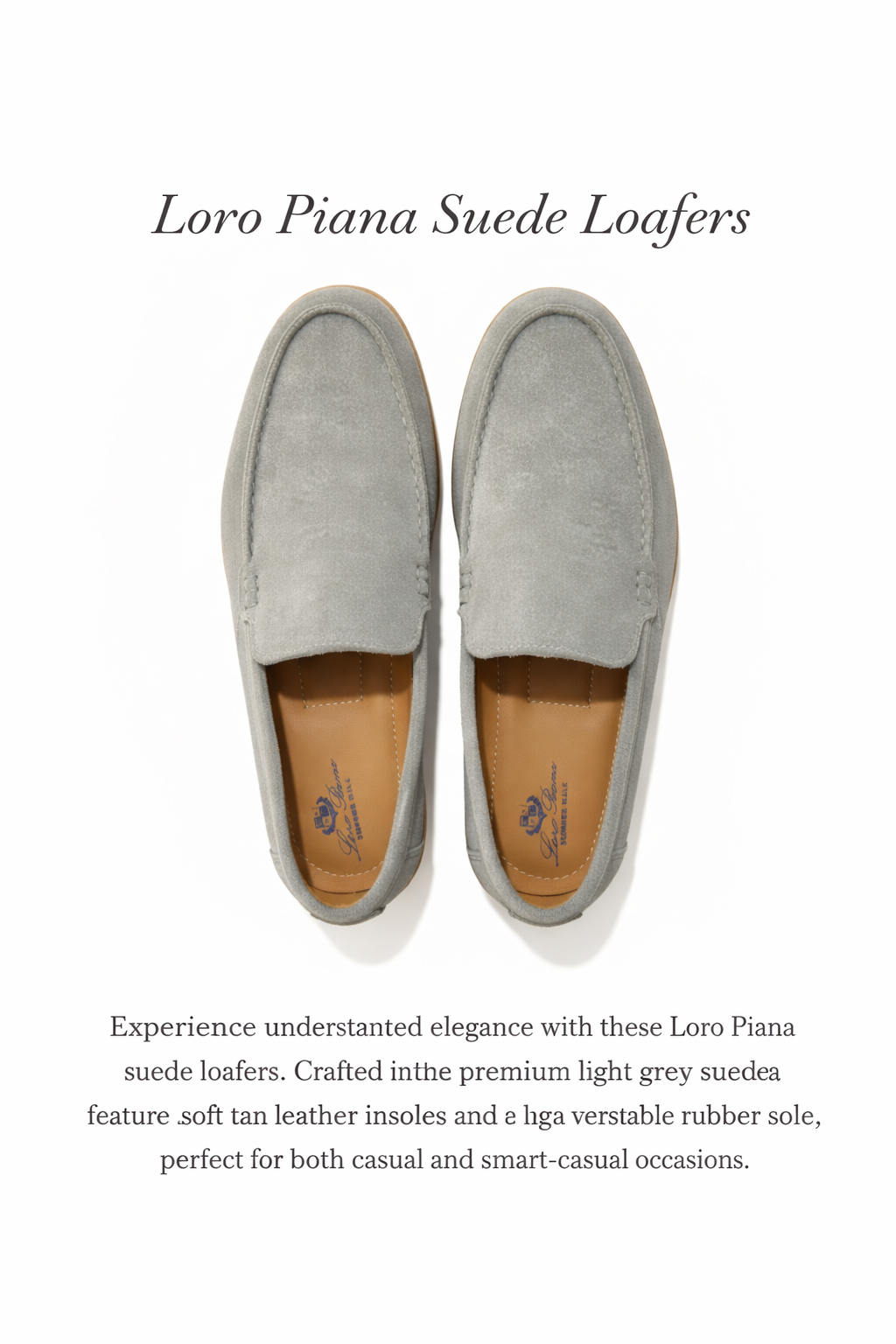 Loro Piana Suede Loafers – Timeless Italian Elegance