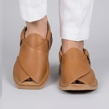 Premium Handmade Tan Peshawari Chappa