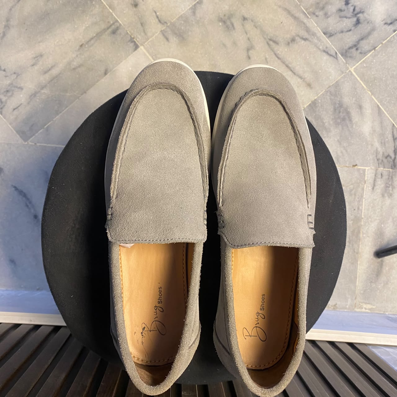 Loro Piana Sand Walk Suede Loafer