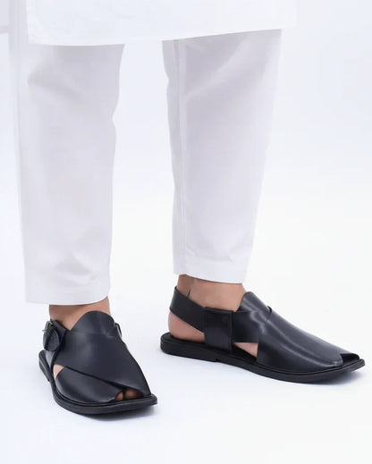 Premium Leather Charsadda Chappal for Men