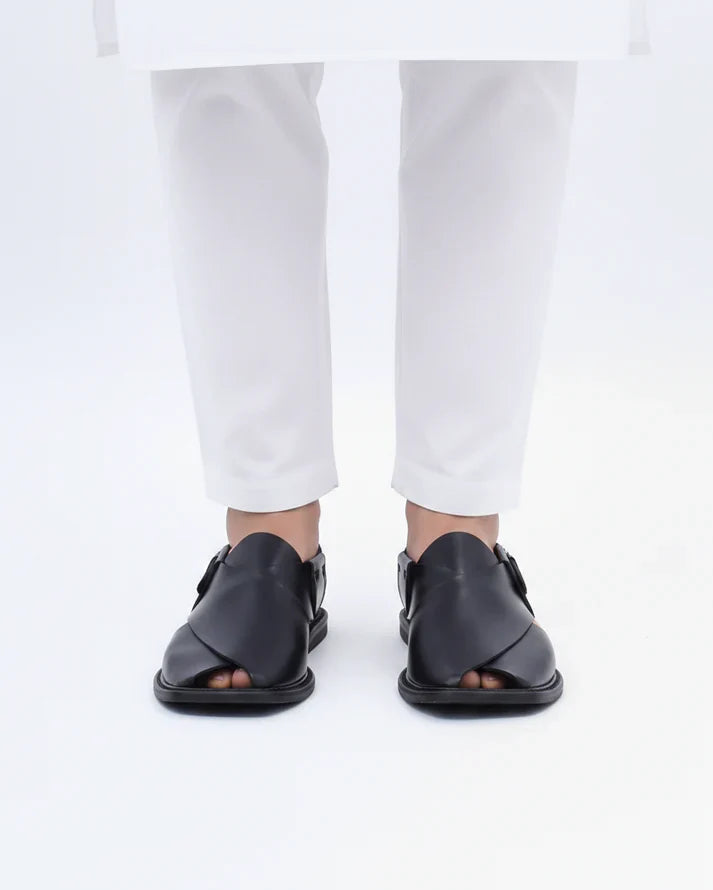Premium Leather Charsadda Chappal for Men