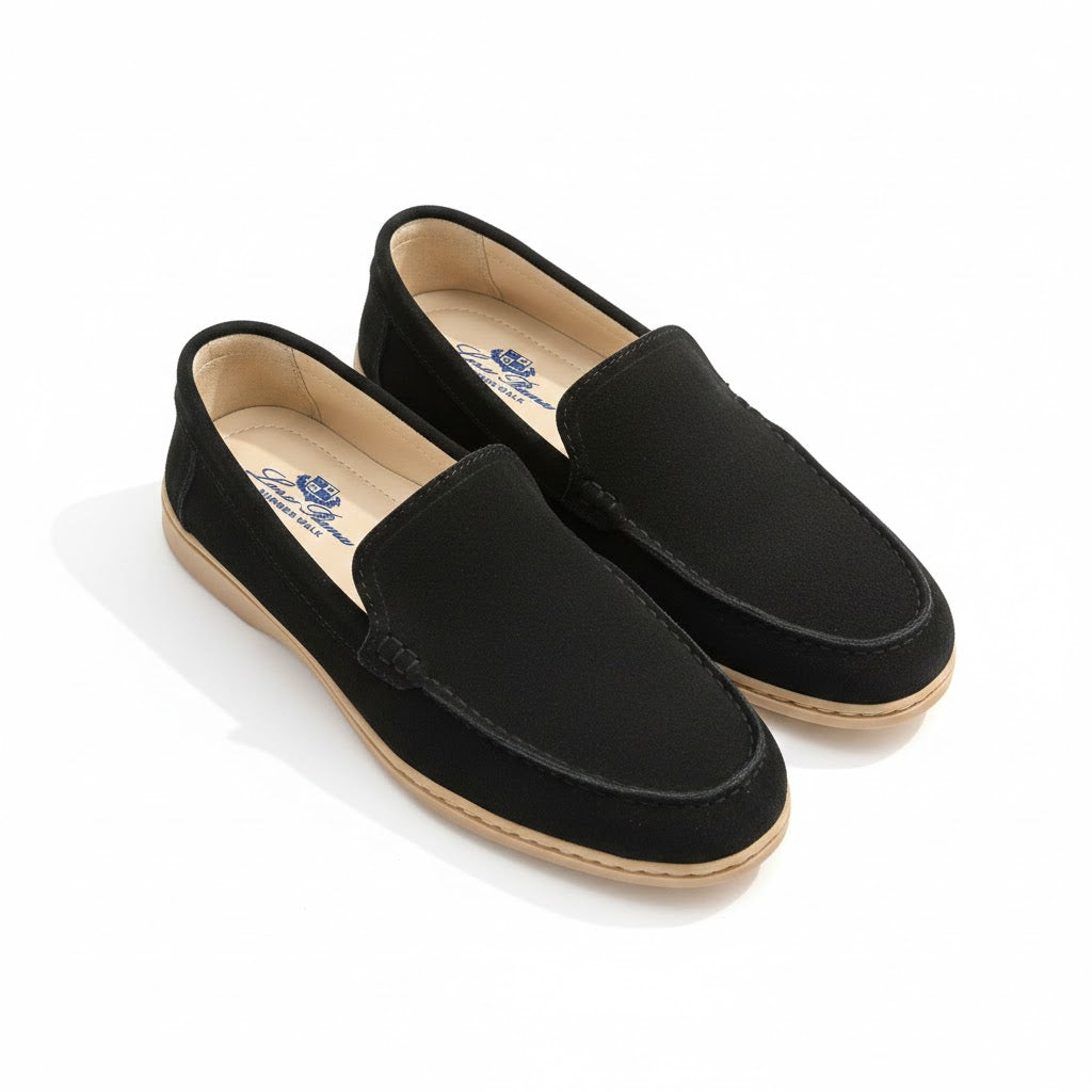 Loro Piana Suede Loafers – Timeless Italian Elegance