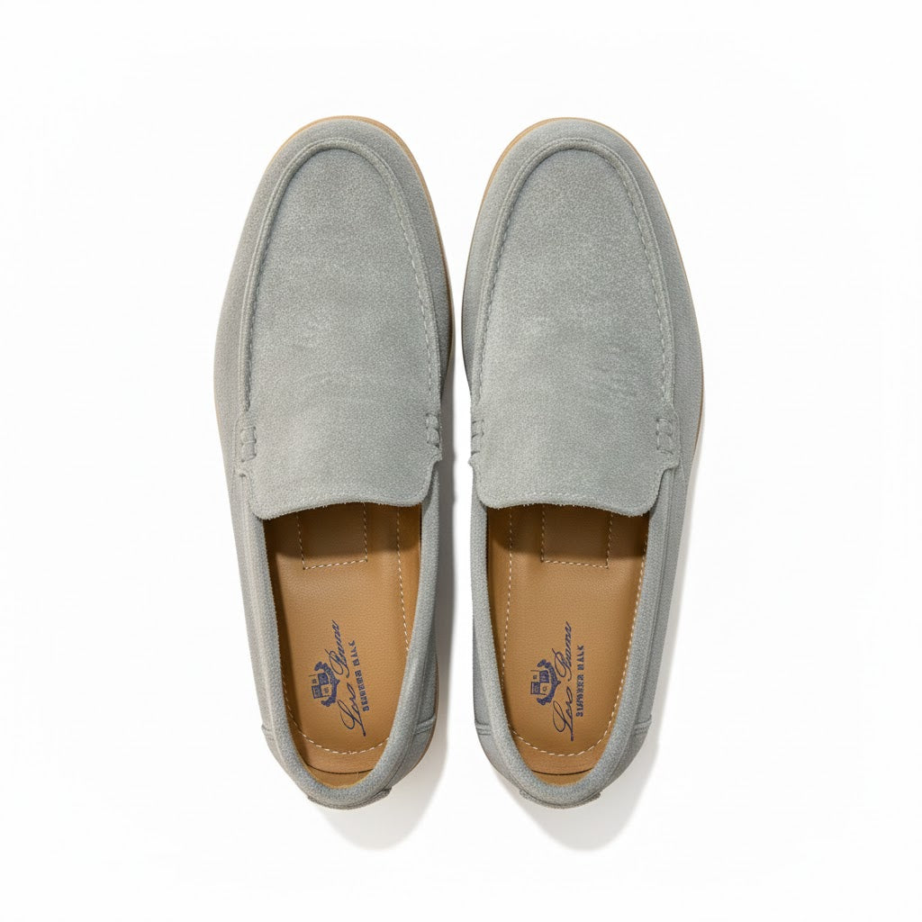 Loro Piana Suede Loafers – Timeless Italian Elegance